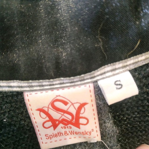Spieth &Wensky winter women's wool jacket like new, size S, black and grey