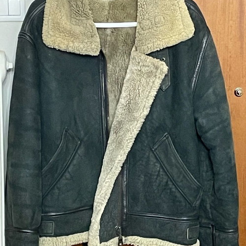 Sheepskin Original Jacket size M like new, brown with beige fur