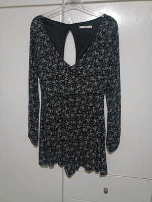 Ολόσωμη φόρμα Pull & Bear σαν καινούργιο, small, μαύρο πολύχρωμο