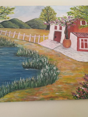 Handmade painting new 48x60