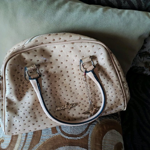 Makgio handbag like new, beige