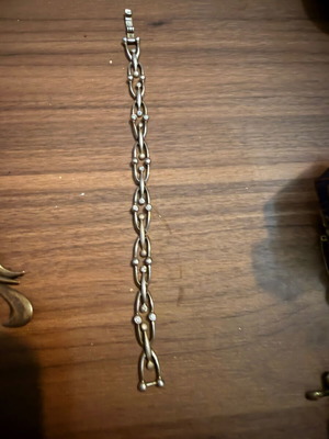 Silver bracelet 925 new, gray silver