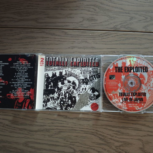 The Exploited Totally Exploited 2CD mint punk
