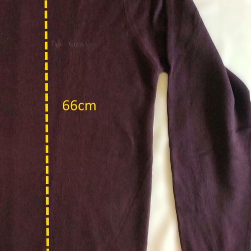 Pierre Cardin men's V-neck sweater like new, size S, burgundy