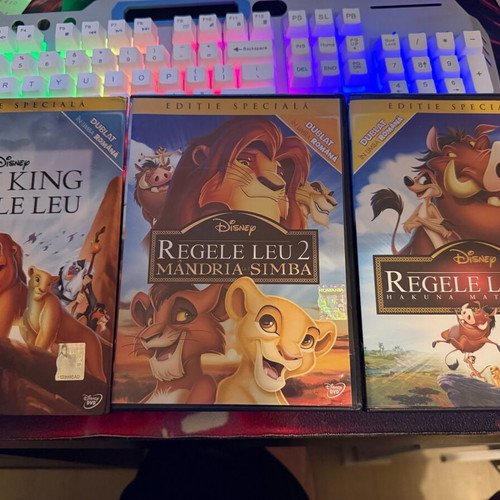 Disney children's movies DVD used, Romanian and English
