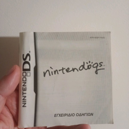 Nintendo DS nintendogs manual used