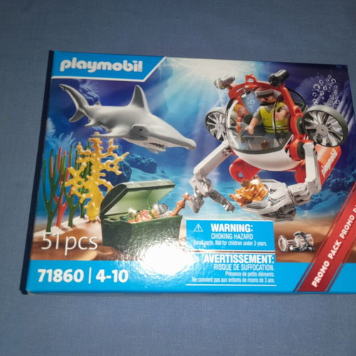Playmobil 71860 Submarine Treasure Hunt new