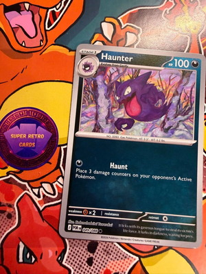 holographic haunter pokemon card Haunter - 34/112 Reverse Holo main image 0