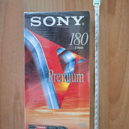 Sony VHS Tape 180 Premium PRO‑X sealed, new, 3 hours