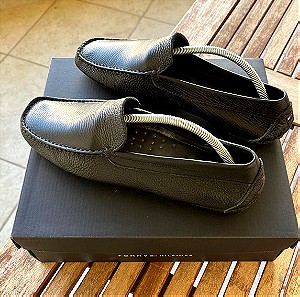 Tommy Hilfiger Δερμάτινα Ανδρικά μοκασίνια σε στυλ loafers σε Μαύρο Χρώμα