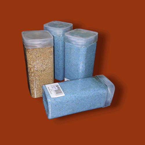 Decorative sand set of 4 pieces 800gr new