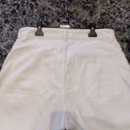 Bershka White Balloon Jeans Women XL Like New