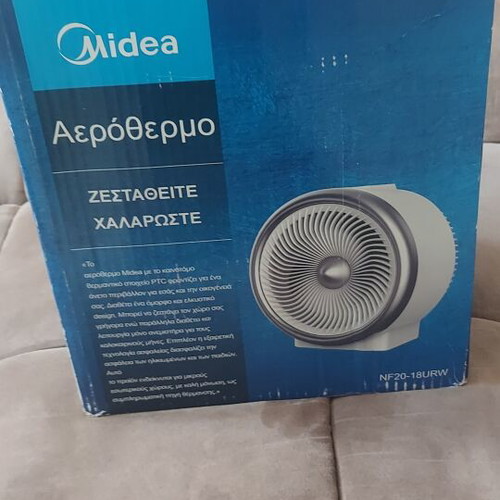 Midea Air Heater Fan 2-in-1 with Electronic Thermostat like new