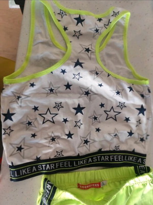 Energiers σετ ποδηλατικό και βαμβακερό μπουστάκι σαν καινούργιο, πολύχρωμο