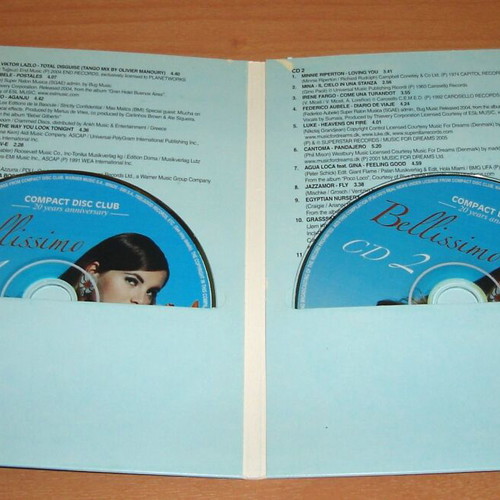 Bellissimo double CD like new, pop
