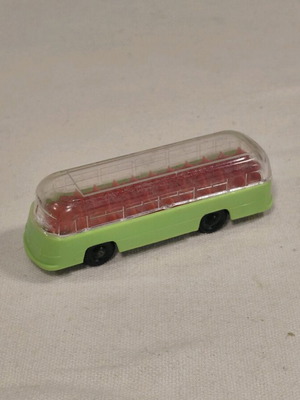 Joy toy vintage bus used with transparent roof