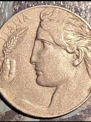 20 Centesimi Italy 1921 coin, Vittorio Emanuele III