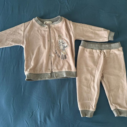 Baby clothing set 9 months like new with pajamas and outdoor wear