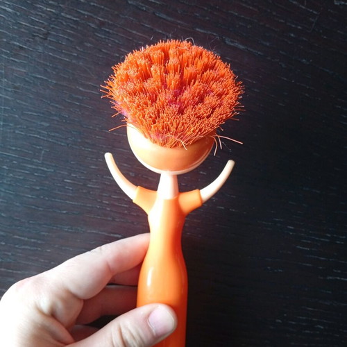 Funky Lady dish brush new, kitchen cleaning tool