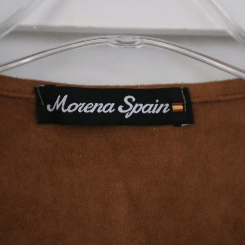 Cowgirl vest with fringes like new, brown, size M