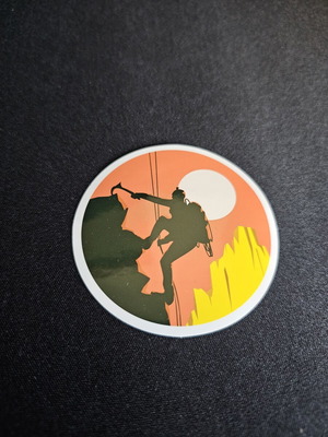Mountain Climber Sticker new