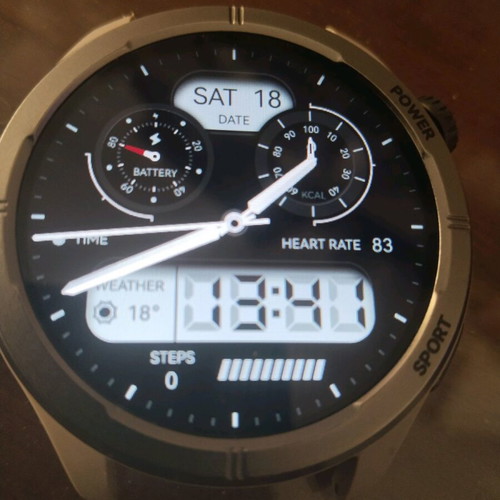 Haylou Solar Neo silver smart watch