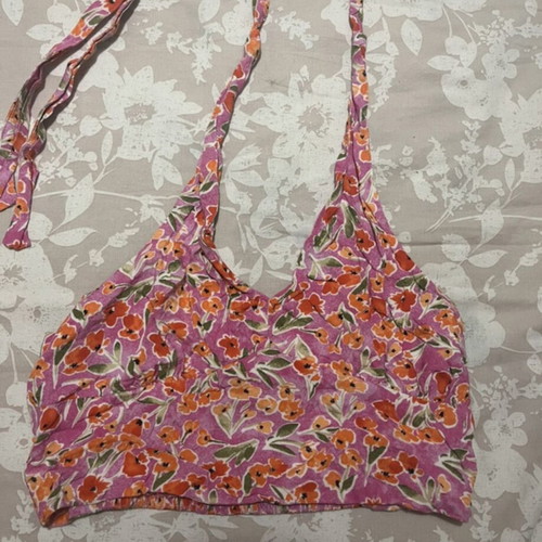 Floral top Pink Woman new, multicolor, size XS