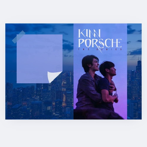 Kinn Porsche postcard made to order