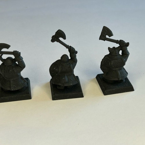 Warhammer Fantasy Battle Dwarf Warriors pack of 9 used