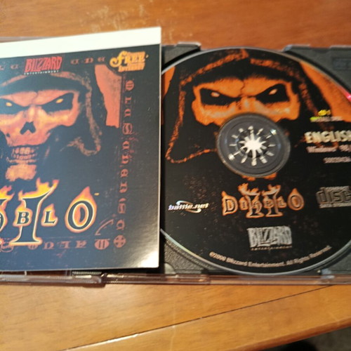 Diablo II PC install disc used