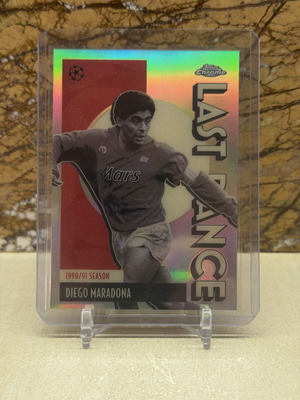 Topps Chrome UCC Soccer Last Dance Diego Maradona Refractor κάρτα