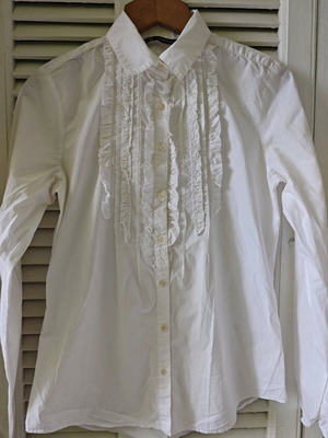 Zara women's shirt white like new, size S