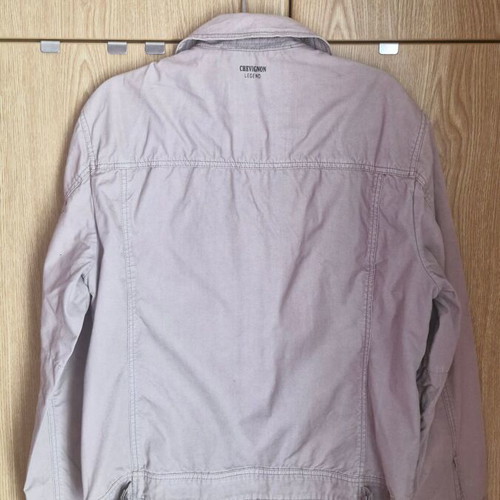 Chevignon men's beige jacket, size XL fitting like L