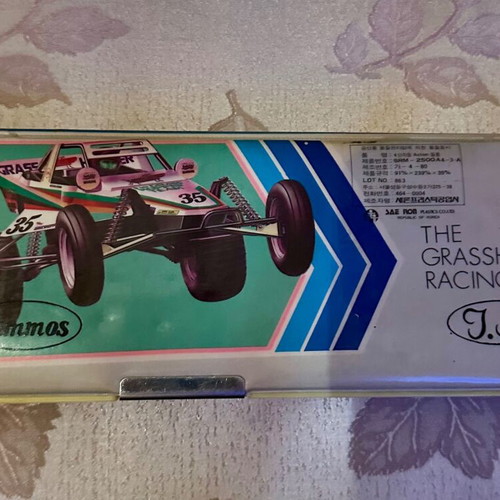 Vintage school pencil case 80s used, fully functional