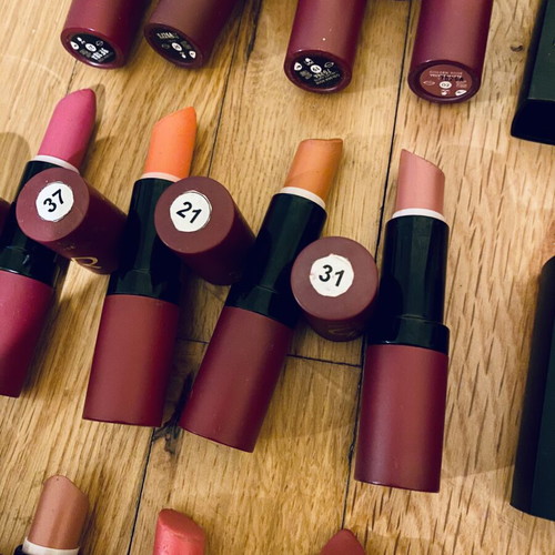 Golden Rose, Grigi and Barbara Bort lipsticks, set of 17