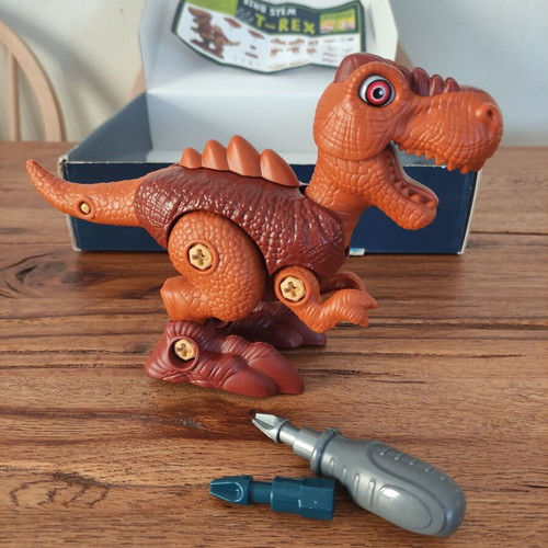 Lisciani Educational Dino Stem T-Rex Construction Set Used