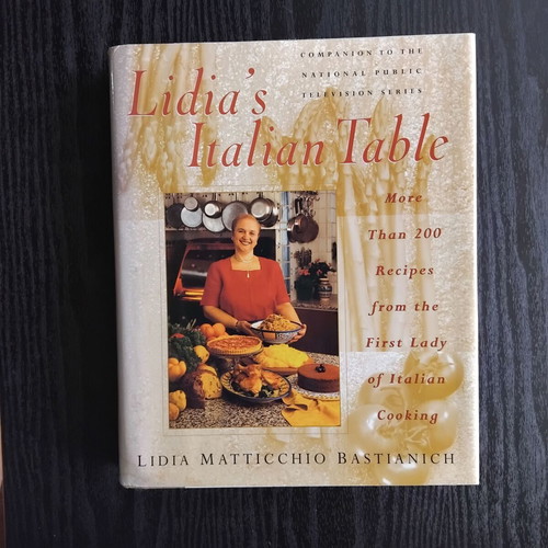Lidia's Italian Table βιβλίο μαγειρικής μεταχειρισμένο, σκληρόδετο, αγγλικές συνταγές