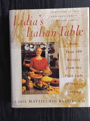Lidia's Italian Table βιβλίο μαγειρικής μεταχειρισμένο, σκληρόδετο, αγγλικές συνταγές