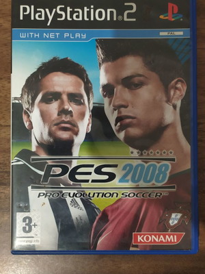 Pro Evolution Soccer 2008 PS2 кутия употребявана без CD и ръководство