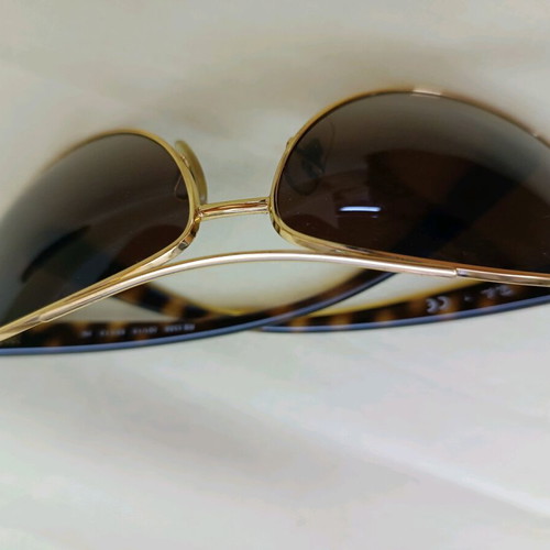 Ray Ban RB3386 sunglasses like new, unisex, brown gold