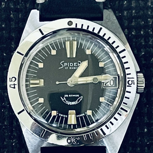 Squale automatic vintage diver watch