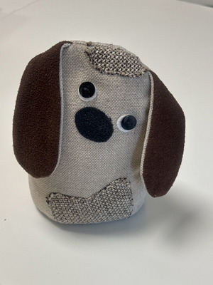 Door stopper dog like new, 20cm height