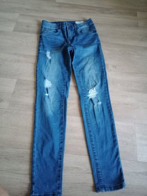 Skinny jeans μπλε σαν καινούργιο, μέγεθος S/36/8