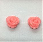  Ροζ σκουλαρίκια