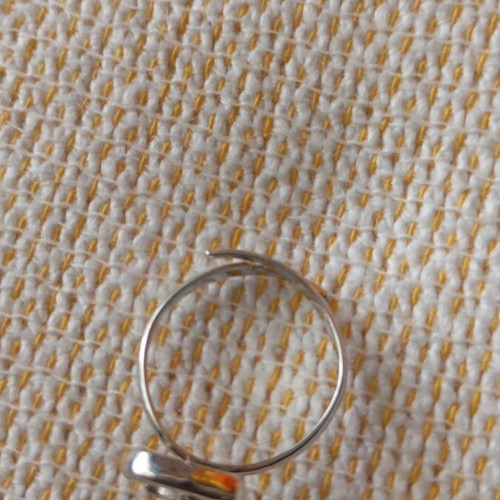 Ring with letter B used, metal