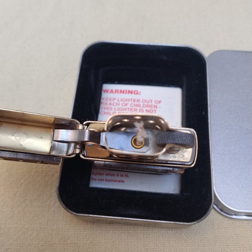 Zippo 254BBS B172 Slot Machine Brass lighter like new with box