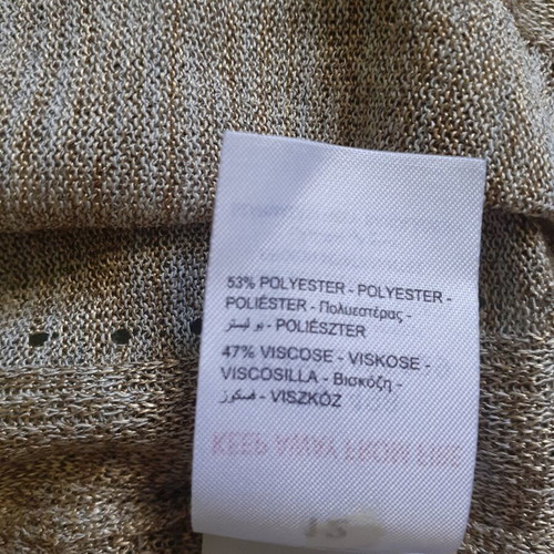 Peacocks thin cardigan size 12 like new, beige