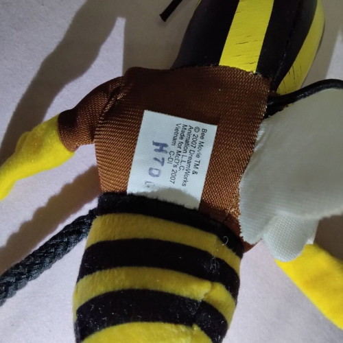 Bee plush figure 2007 McDonald's 13cm like new