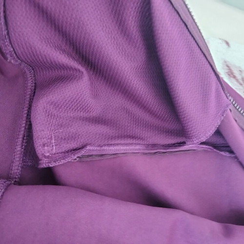 H&M Move sports jacket used, size Medium, purple with shiny texture