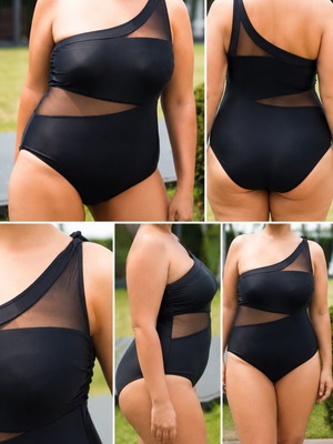2XL plus size swimsuit